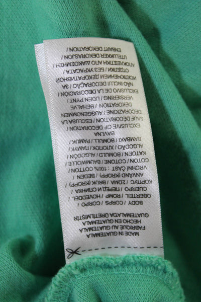 Polo Ralph Lauren Mens Green Cotton Short Sleeve Polo Size XL