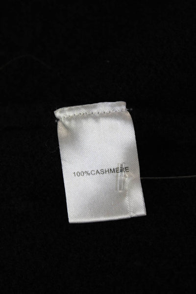 Soyer Women Black 100% Cashmere Sleeveless Mock Neck Pullover Sweater Size XS