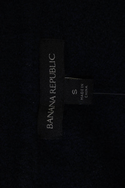 Banana Republic Womens Cardigan Dark Blue Merino Wool Long Sleeve Size S