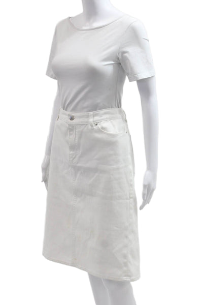 Lauren Ralph Lauren Women A-Line Skirt White Size 12