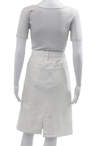 Lauren Ralph Lauren Women A-Line Skirt White Size 12