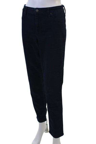 Calvin Klein Jeans Women Straight Mid Rise Dark Blue Jeans Size 31