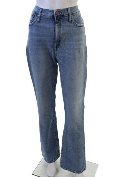 J Crew Women Flared Wide Leg Jeans Blue Size 31