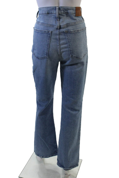 J Crew Women Flared Wide Leg Jeans Blue Size 31