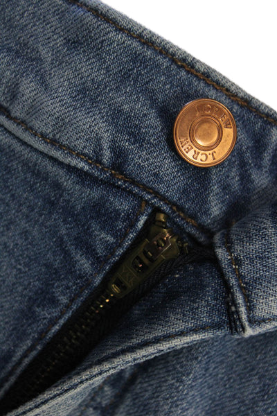 J Crew Women Flared Wide Leg Jeans Blue Size 31