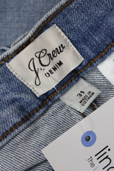 J Crew Women Flared Wide Leg Jeans Blue Size 31