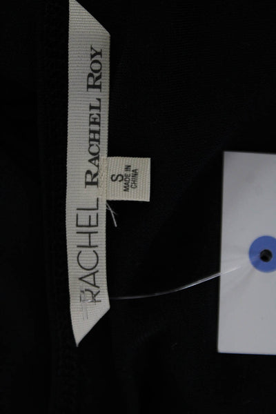 Rachel Rachel Roy Womens Black V Neck Sleeveless Jumpsuit Size S