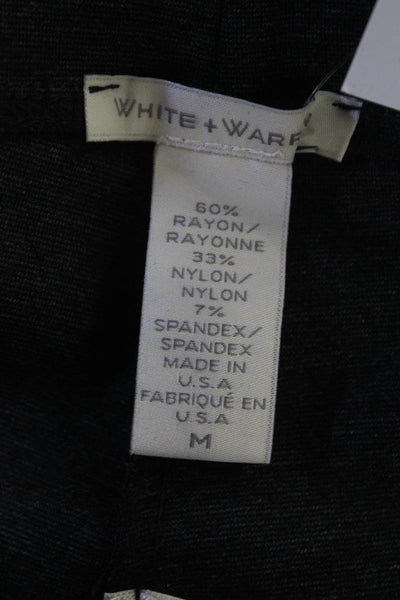 White + Warren Womens Ankle Jegging Dark Gray Size M