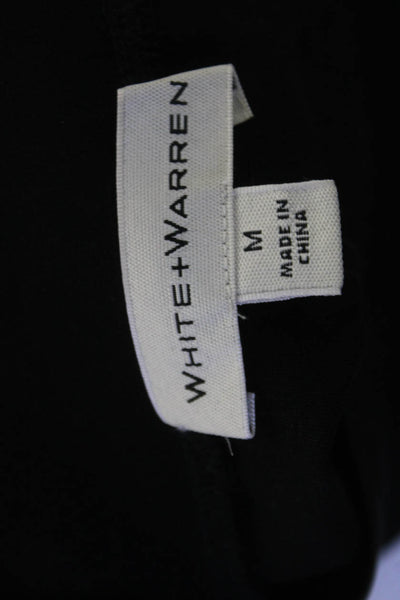 White + Warren Women Ankle Dress Pants Black Size M