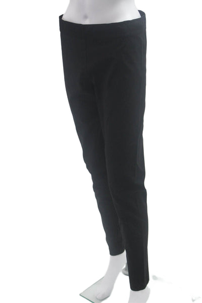 Avenue Montaigne Women Ankle Dress Pants Black 90% Modal 10% Spandex Size 10