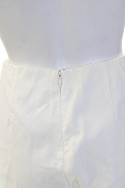 Rag & Bone Womens Ankle Pants White Button Closure 29 Inseam Size 4