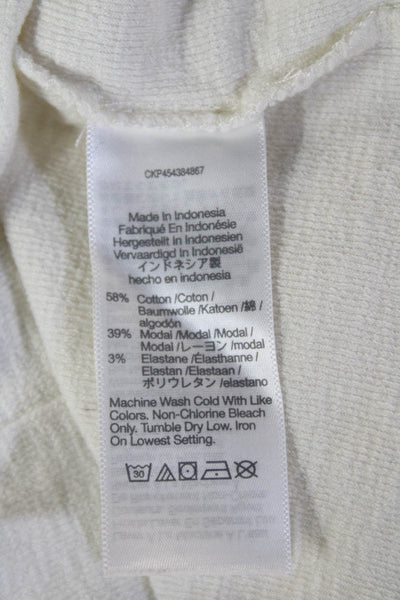 Madewell Women Basic White Cotton Crewneck Short Sleeve Tee Size XS