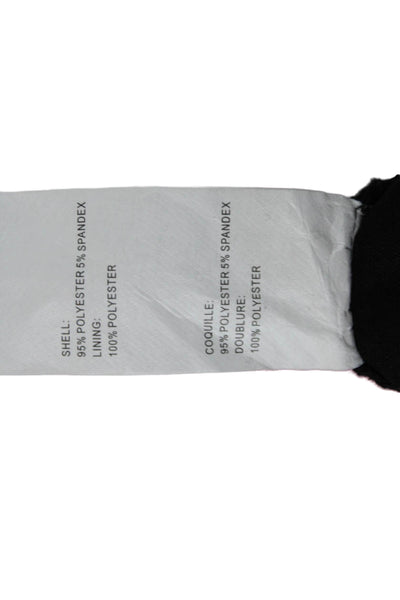 Ramy Brook Womens Bodycon Mini Dress Black V-Neck Sleeveless Size M