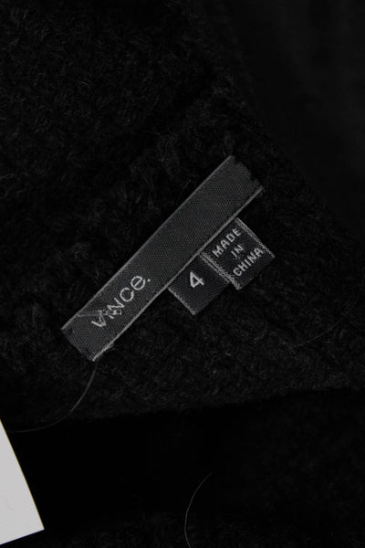 Vince Womens Black Wool Classic Blazer Long Sleeve Size 4