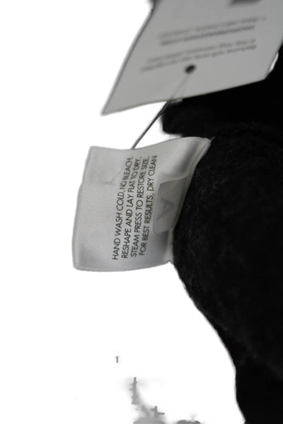 Eileen Fisher Unisex Black Cardigan Long Sleeve Cotton Wool Size 2X