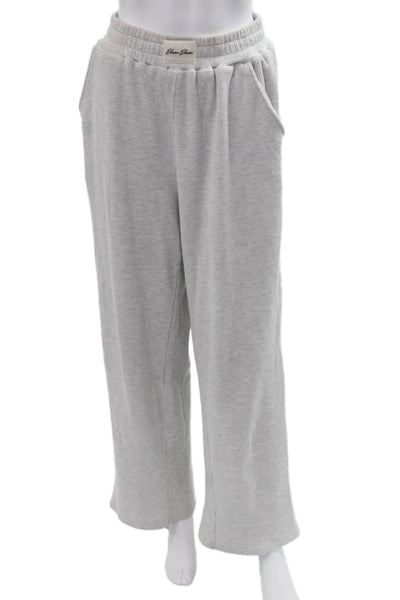 Eleven Eleven Unisex Gray 100% Cotton Sweatpants Size S