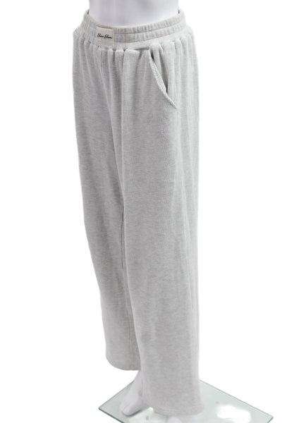 Eleven Eleven Unisex Gray 100% Cotton Sweatpants Size S
