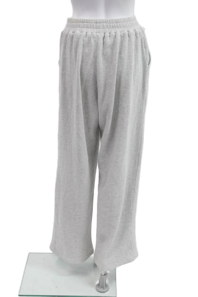 Eleven Eleven Unisex Gray 100% Cotton Sweatpants Size S