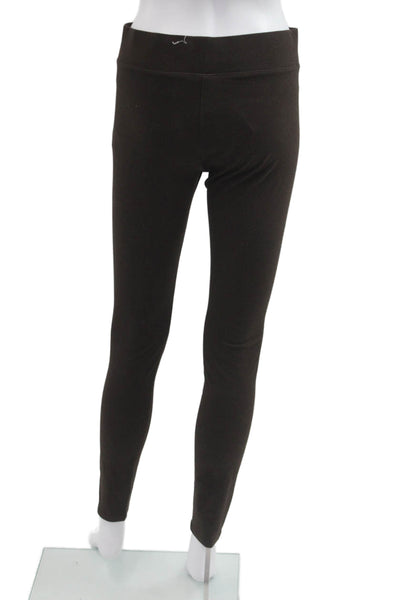 Hue Womens Ankle Jeggings Black 54% Cotton Rayon Spandex Size M