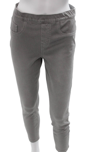 Spanx Women Ankle Jeggings Gray Size M