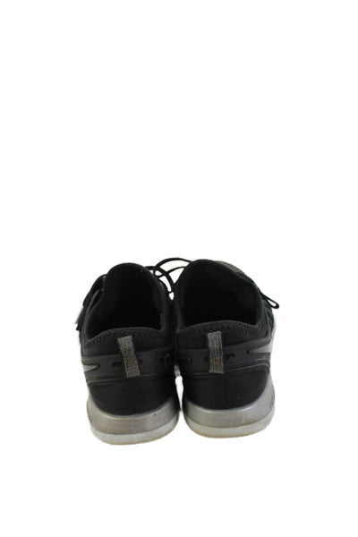 Nike Womens Textured Lace Up Lined Athletic Sneakers Black Size 8.5
