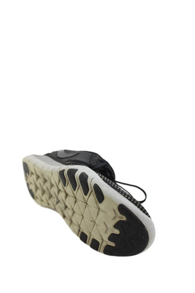 Nike Womens Textured Lace Up Lined Athletic Sneakers Black Size 8.5