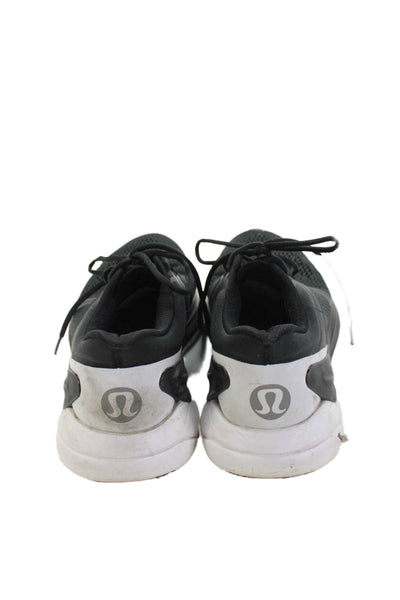 Lululemon Womens Lace Up Low Top Athletic Sneakers Black Size 8.5