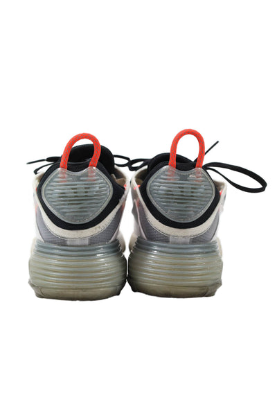 Nike Womens Lace Up Nike Air Max 2090 Sneakers White Gray Size 8.5