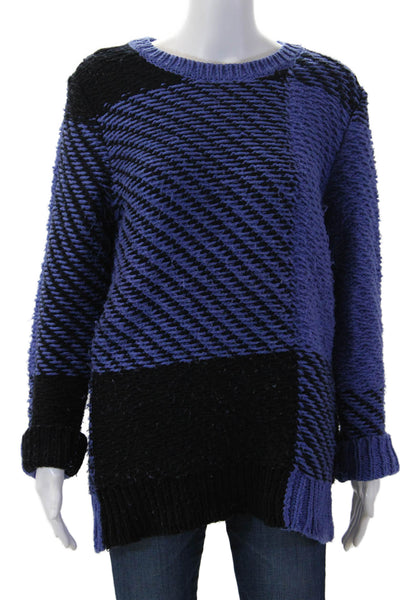 Rag & Bone Unisex Pullover Sweater Black Crew Neck 65% Cotton 35% Wool Size S