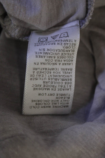 Standard James Perse Womens Basic Jersey T-Shirt Gray Short Sleeve Size 2