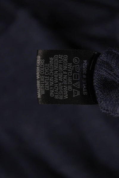 360 Sweater Womens Cardigan Dark Blue 100% Cotton Long Sleeve Size S