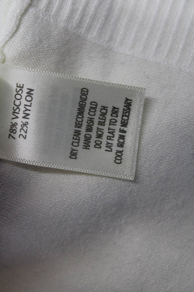 Ecru Women Dark Blue V-Neck Button Cardigan Long Sleeve Bohemian Size M