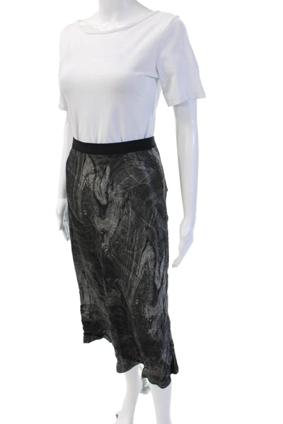 Rails Womens Black A-Line Midi Skirt Petite Size M