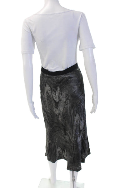 Rails Womens Black A-Line Midi Skirt Petite Size M