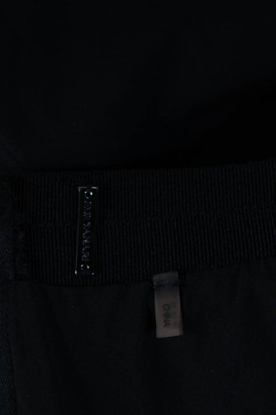 Elie Tahari Women Black Pencil Skirt Short 98% Polyester 2% Elastane Size 6
