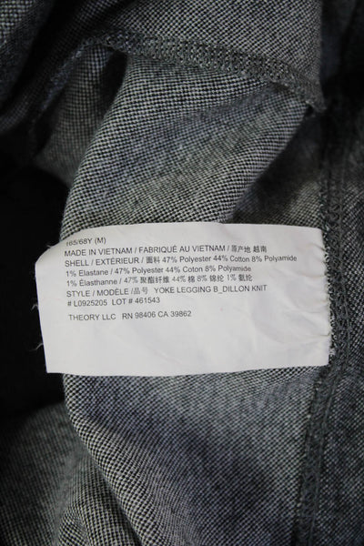 Theory Womens Ankle Jegging Pants Dark Gray Size M