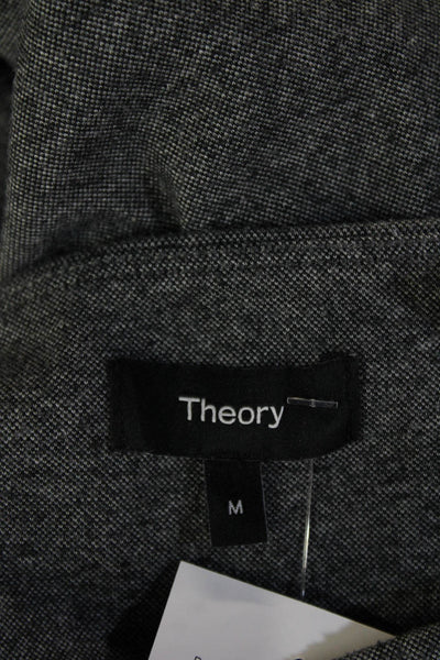 Theory Womens Ankle Jegging Pants Dark Gray Size M