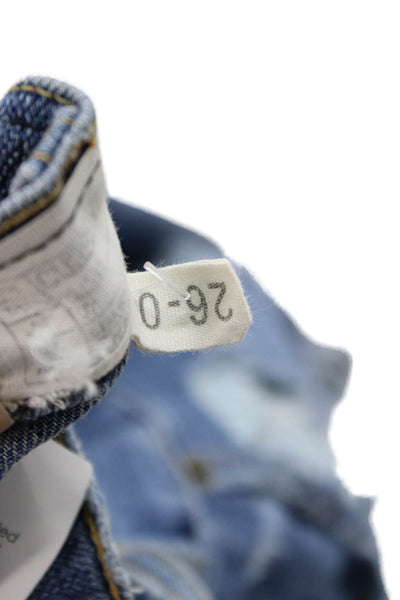 Current/Elliott Womens Ankle Cropped Mid-Rise Blue Jeans Size 26