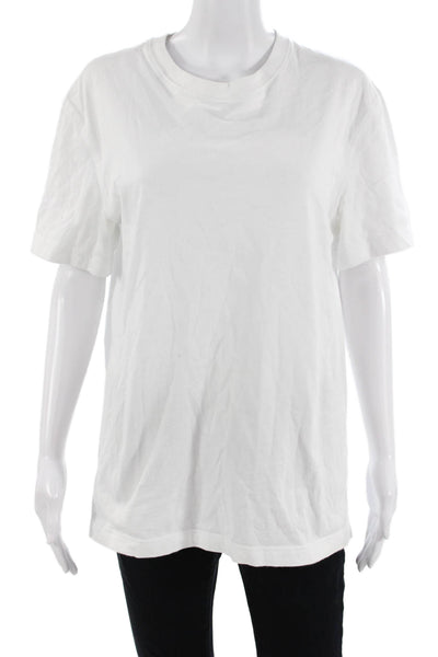 J Crew Mens Cotton White Crew Neck Short Sleeve T Shirt Size S