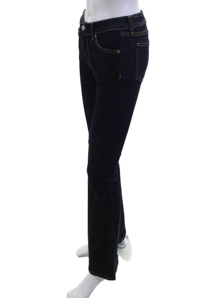 Rag & Bone Jean Women Dark Blue Bootcut Flared Jeans High Rise Size 27