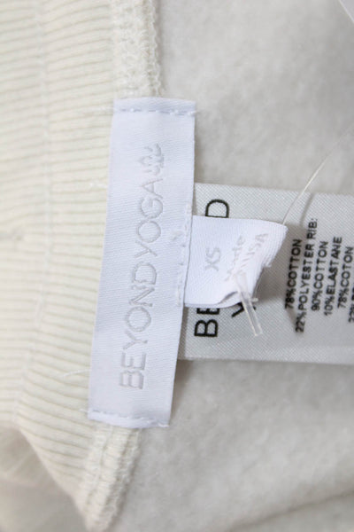 Beyond Yoga Women Beige Jogger Sweatpants Drawstring Size XS