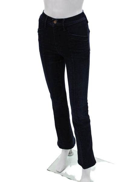 Mother Womens Bootcut Dark Blue Jeans Mid Rise 31 Inseam Size 23