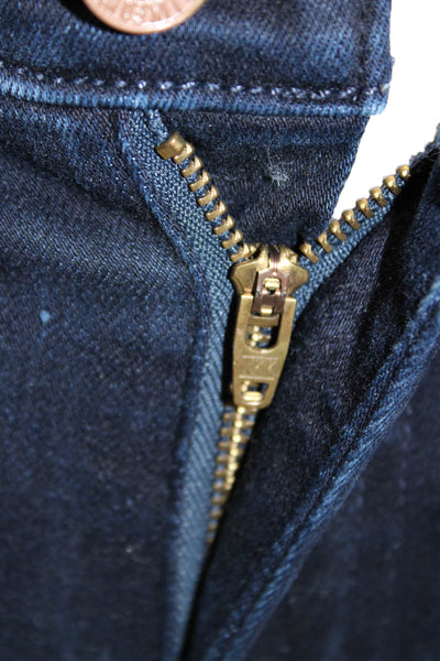 Mother Womens Bootcut Dark Blue Jeans Mid Rise 31 Inseam Size 23