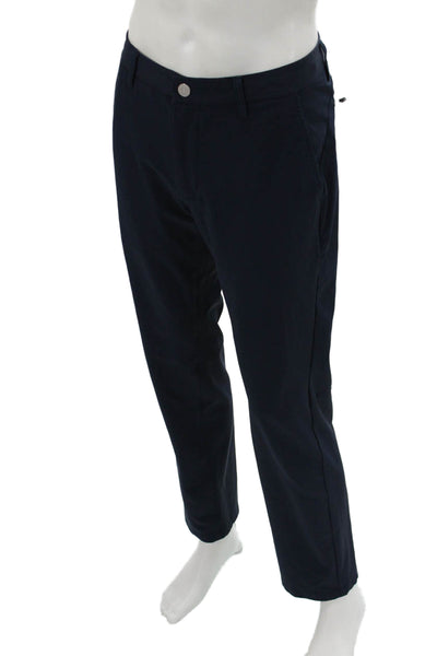 Bonobos Mens Chino Dress Pants Dark Blue Solid Polyester Size 32