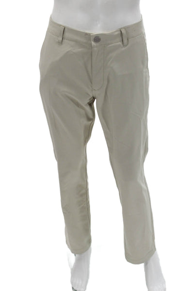 Bonobos Mens Chinos Beige Polyester Button Fly Size 32