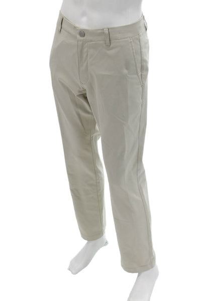 Bonobos Mens Chinos Beige Polyester Button Fly Size 32