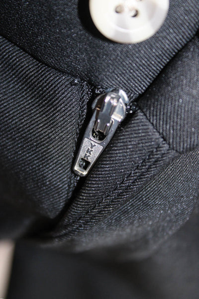 Peter Millar Mens Chino Shorts Black Button Polyester Size 33