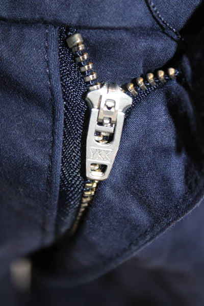 Joes Mens Dark Blue Chino Shorts Button Closure 100% Polyester Size 33