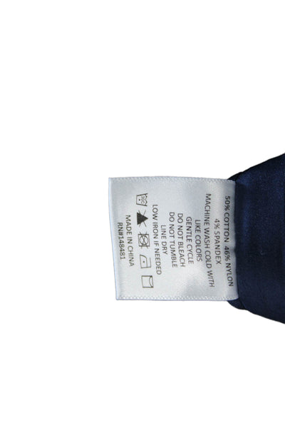 Pure Navy Women Sheath Shift Dress Dark Blue Sleeveless Knee Length Size 4