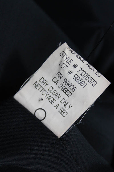 Theory Womens Black Shift Tank Dress Sleeveless Round Neck Zip Size 2